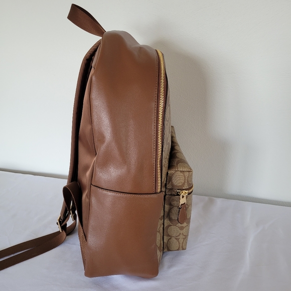 Coach Charlie Backpack In Signature Canvas NWT - Picture 11 of 16